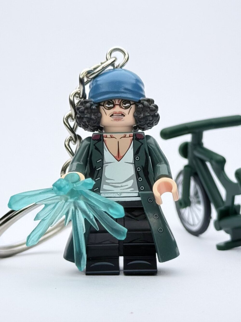 One Piece Kuzan Custom Minifigure Keychain
